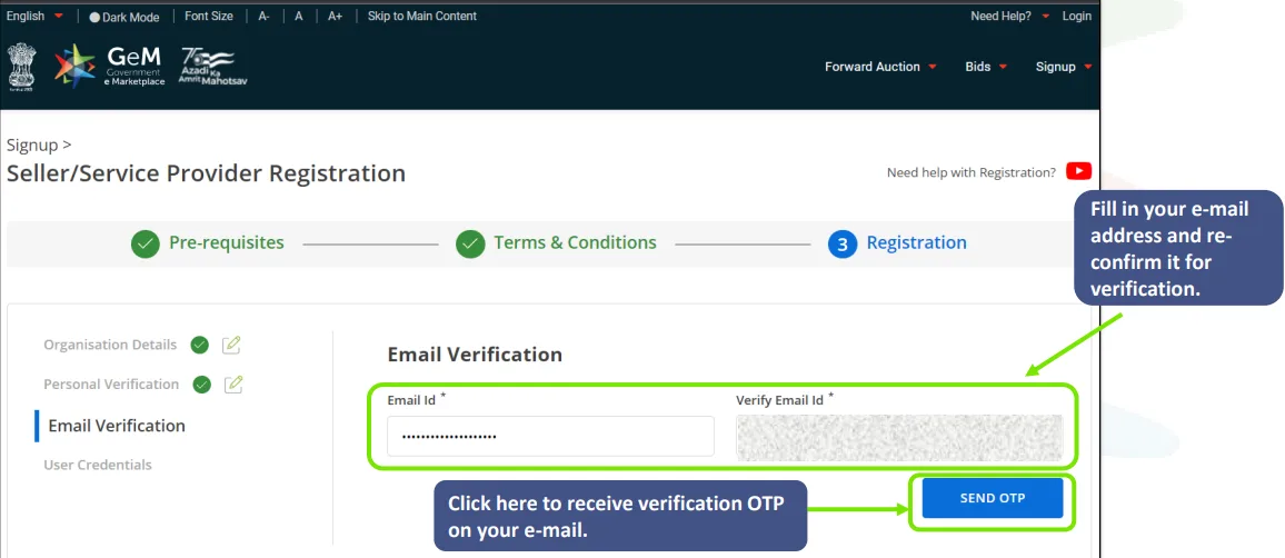 Verify your email