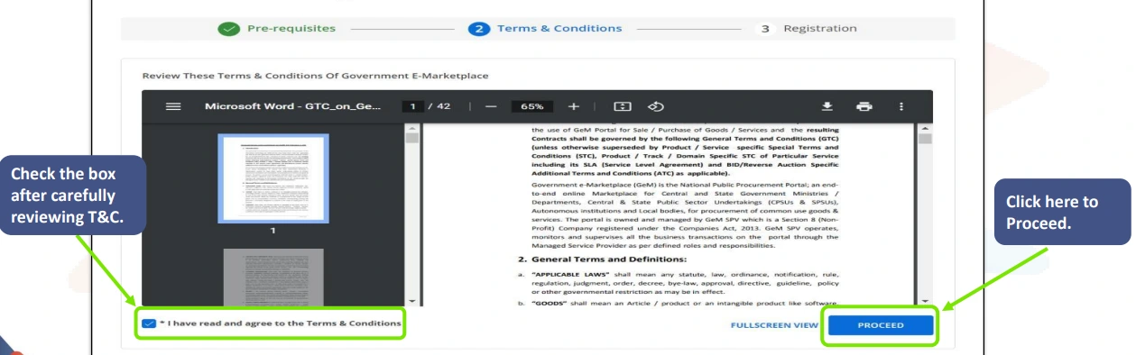 Read Terms and Conditions